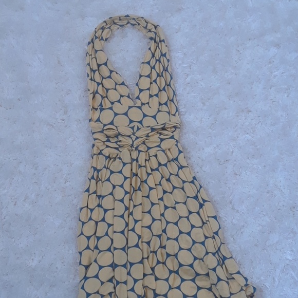 Rachel Pally yellow blue halter dress XS - Picture 2 of 4